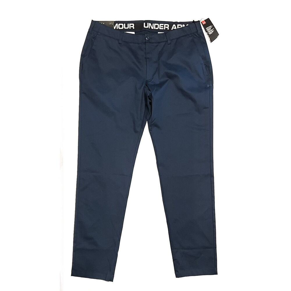 Under Armour Showdown Chino Golf Pants Mens Size 42 x 36 Navy 1306326 Tapered